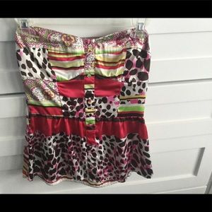 Macy’s Strapless blouse